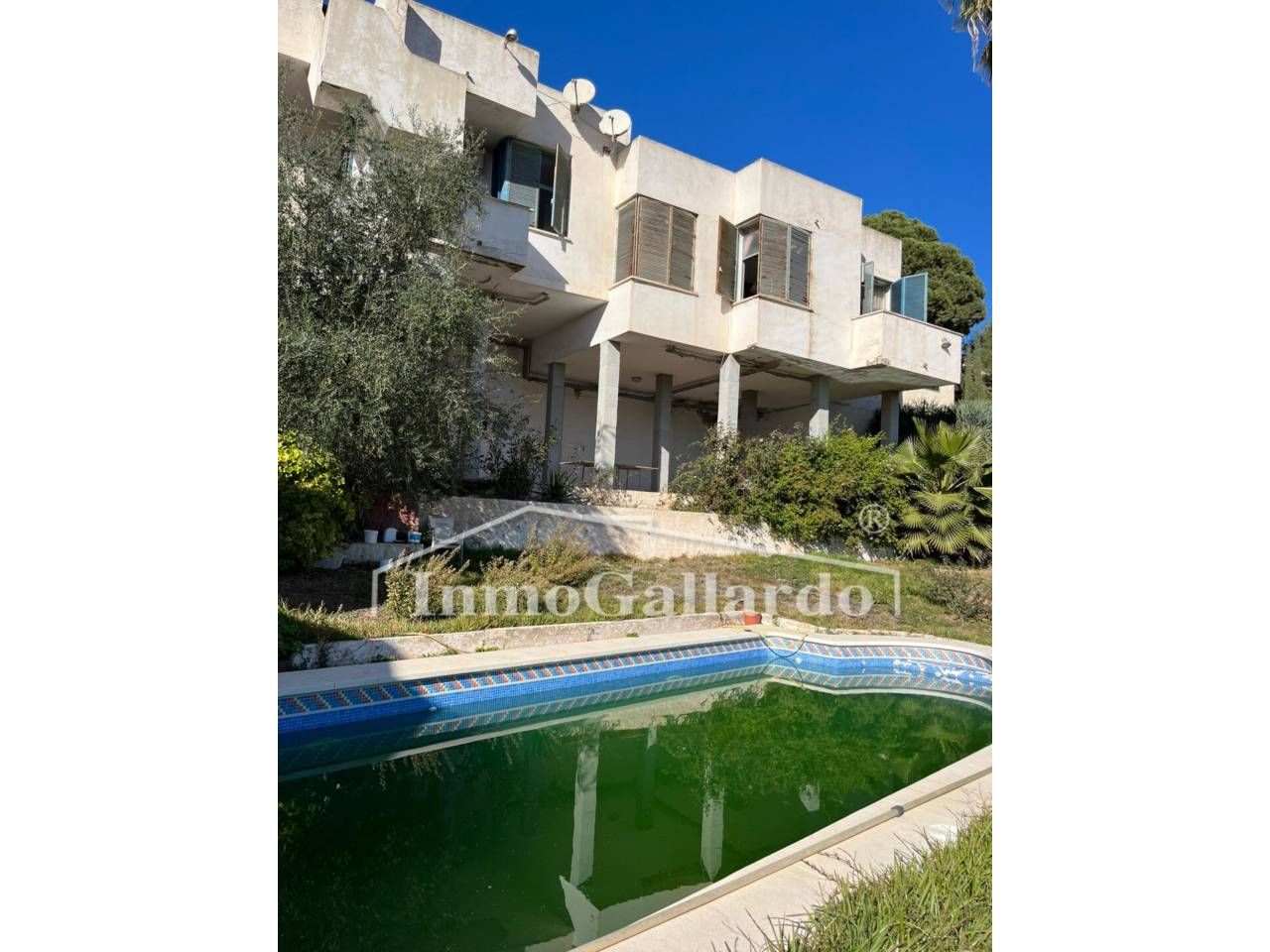 Exterior view of House or chalet for sale in Málaga Capital  with Private garden, Terrace and Swimming Pool