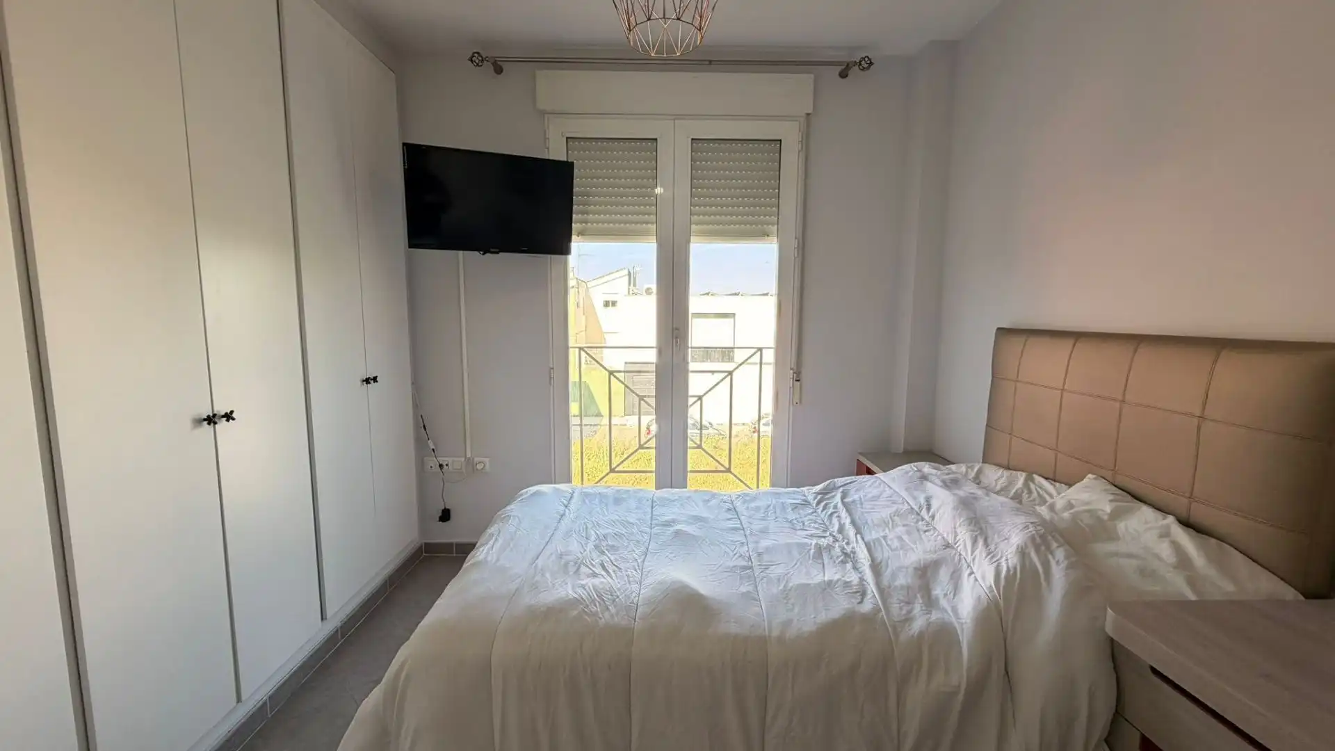 Schlafzimmer von Einfamilien-Reihenhaus zum Verkauf in Villanueva de Castellón mit Klimaanlage und Abstellraum