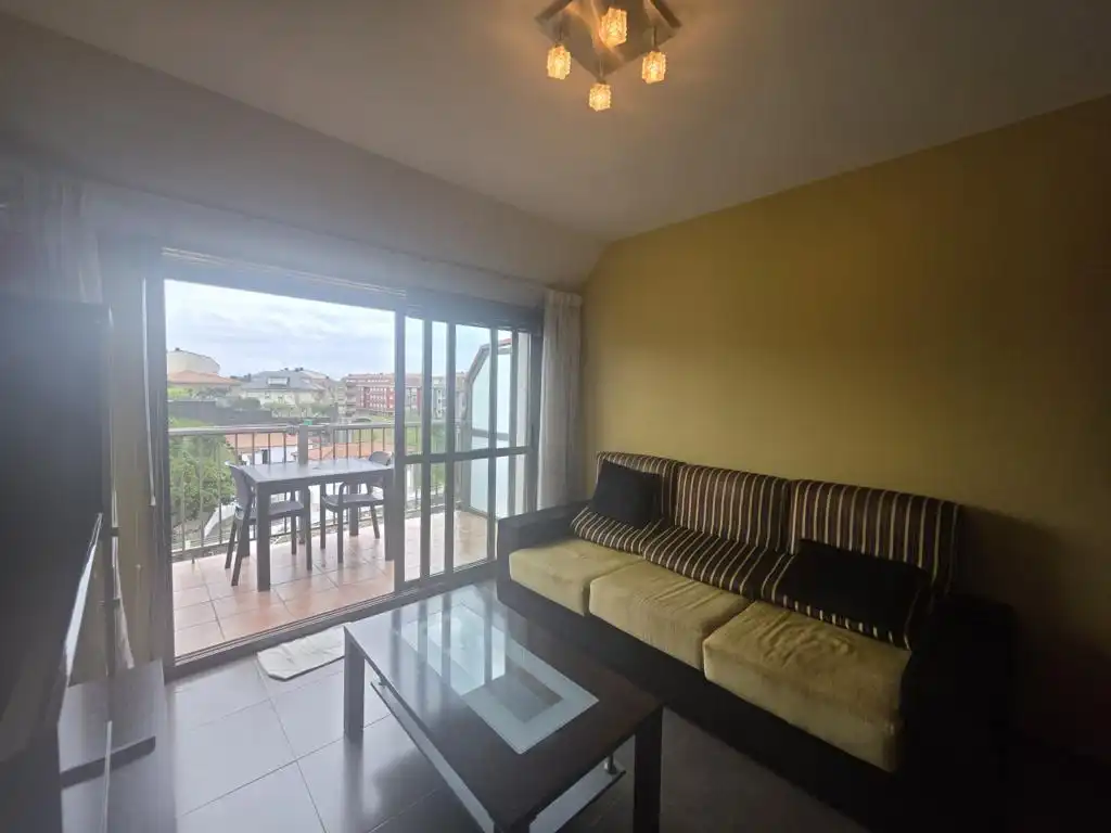 Living room of Attic for sale in Boiro  with Heating, Parquet flooring and Terrace