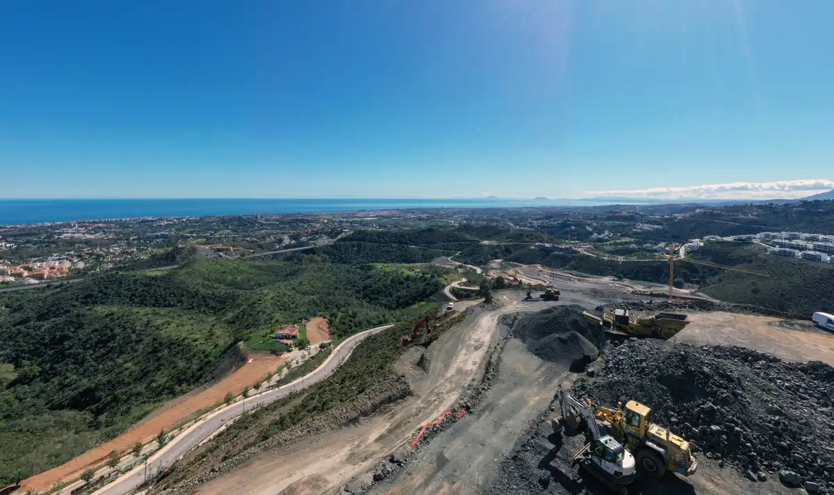 Vista exterior de Planta baja en venta en Benahavís con Aire acondicionado, Jardín privado y Terraza