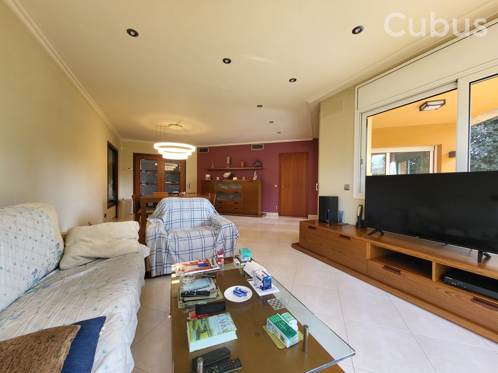 Living room of House or chalet for sale in Les Preses  with Air Conditioner, Heating and Terrace