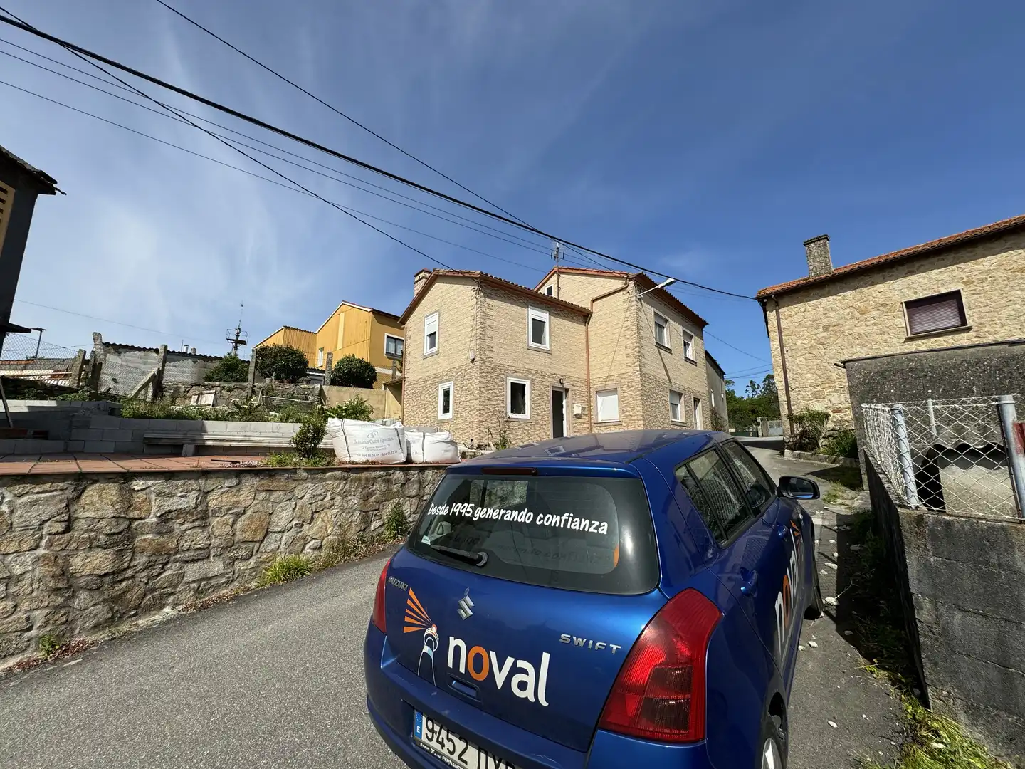 Vista exterior de Casa o chalet en venta en Valga con Jardín privado, Trastero y Horno