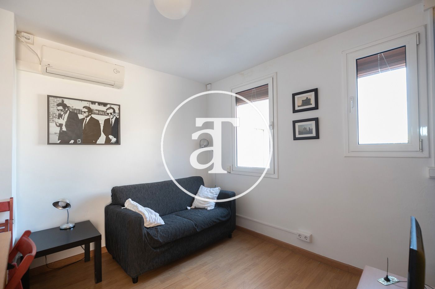 Bedroom of Flat to rent in  Barcelona Capital  with Air Conditioner, Heating and Terrace