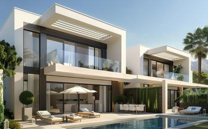 Exterior view of House or chalet for sale in Marbella  with Air Conditioner and Swimming Pool