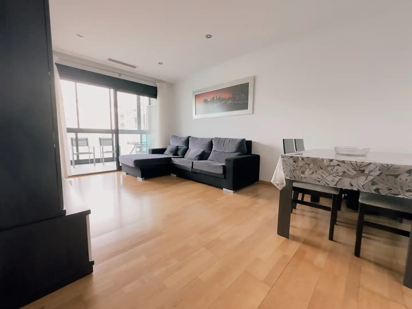 Sala de estar de Apartamento en venta en Santa Pola con Aire acondicionado, Calefacción y Parquet