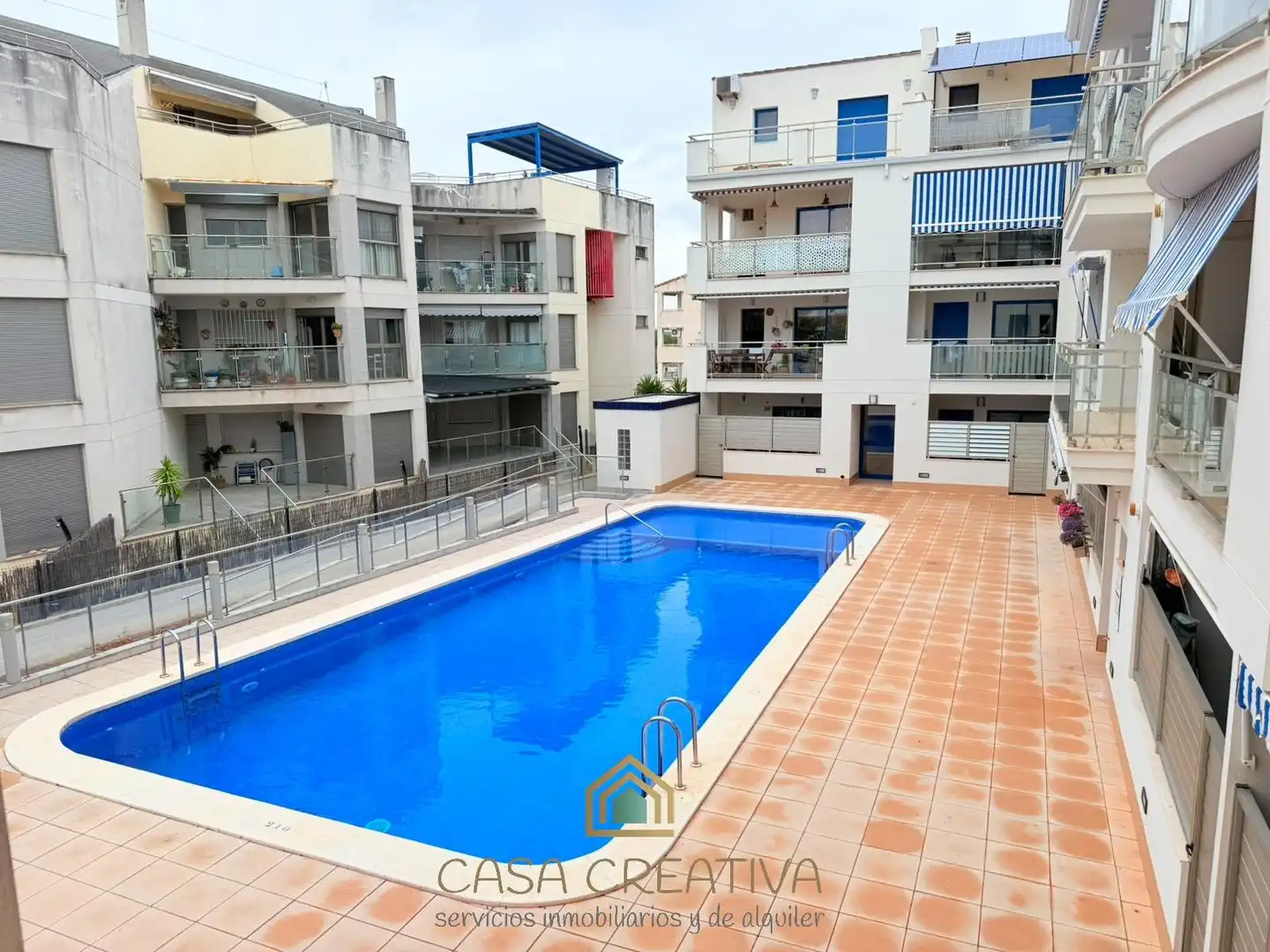 Swimming pool of Apartments for rent in Puçol  with Air Conditioner, Private garden and Furnished