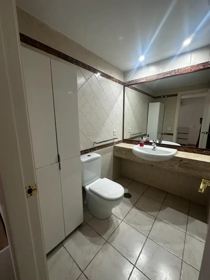 Bathroom of Flat for rent in Mojácar  with Air Conditioner, Furnished and Pets allowed