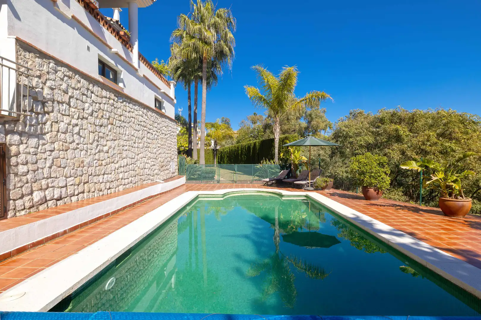 Piscina de Casa o xalet en venda en Marbella amb Aire condicionat, Jardí privat i Terrassa