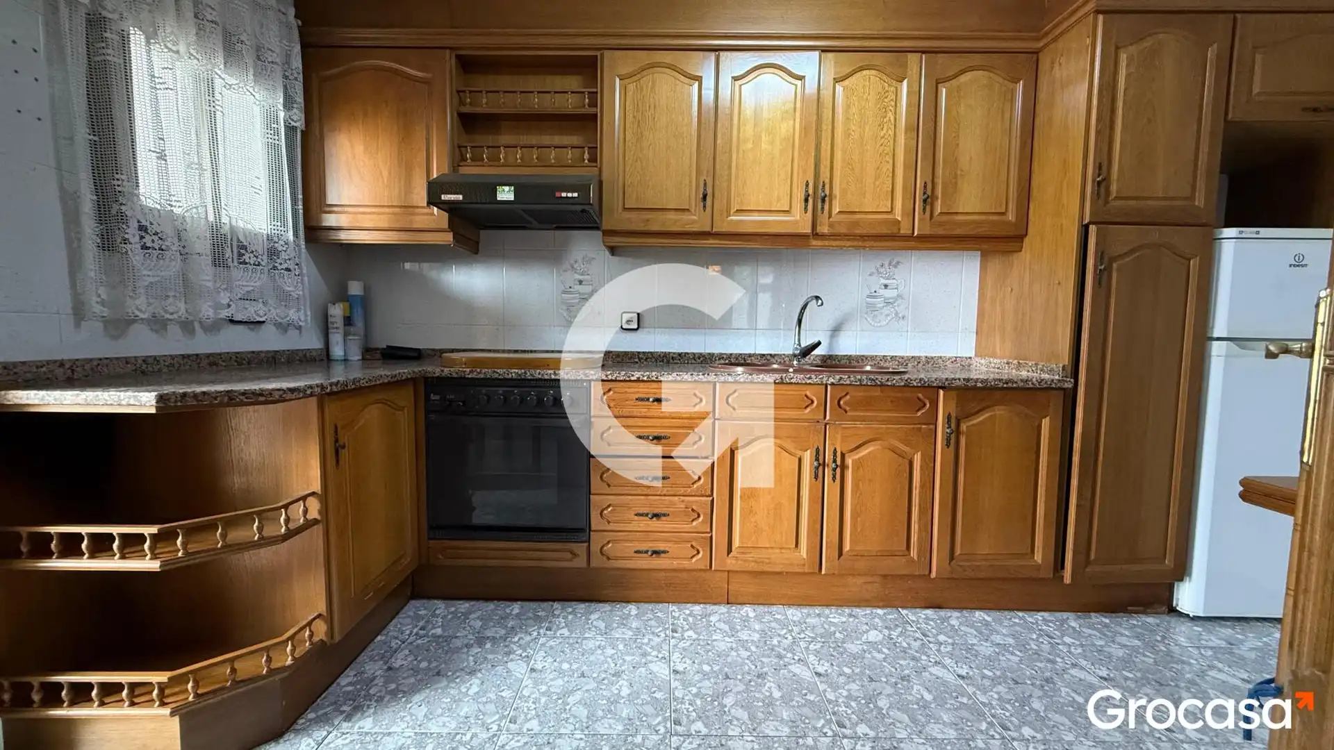 Kitchen of Flat for sale in Mataró  with Air Conditioner, Terrace and Oven