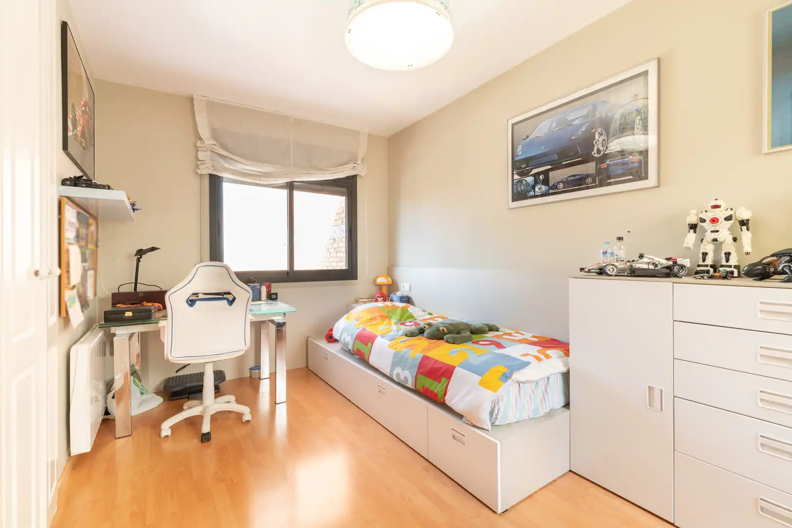 Bedroom of Attic for sale in Sant Cugat del Vallès  with Air Conditioner, Heating and Parquet flooring