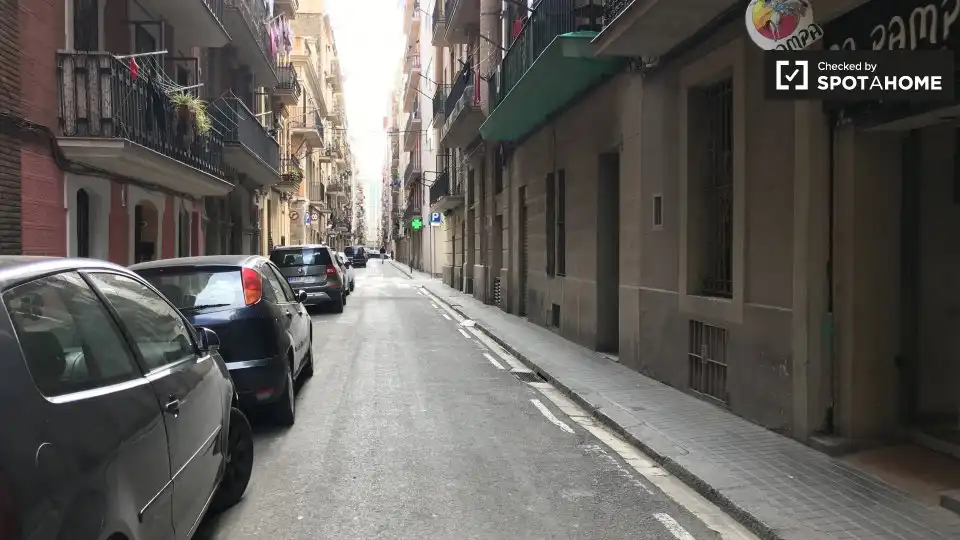 Exterior view of Flat for rent in Barcelona  with Air Conditioner, Heating and Furnished