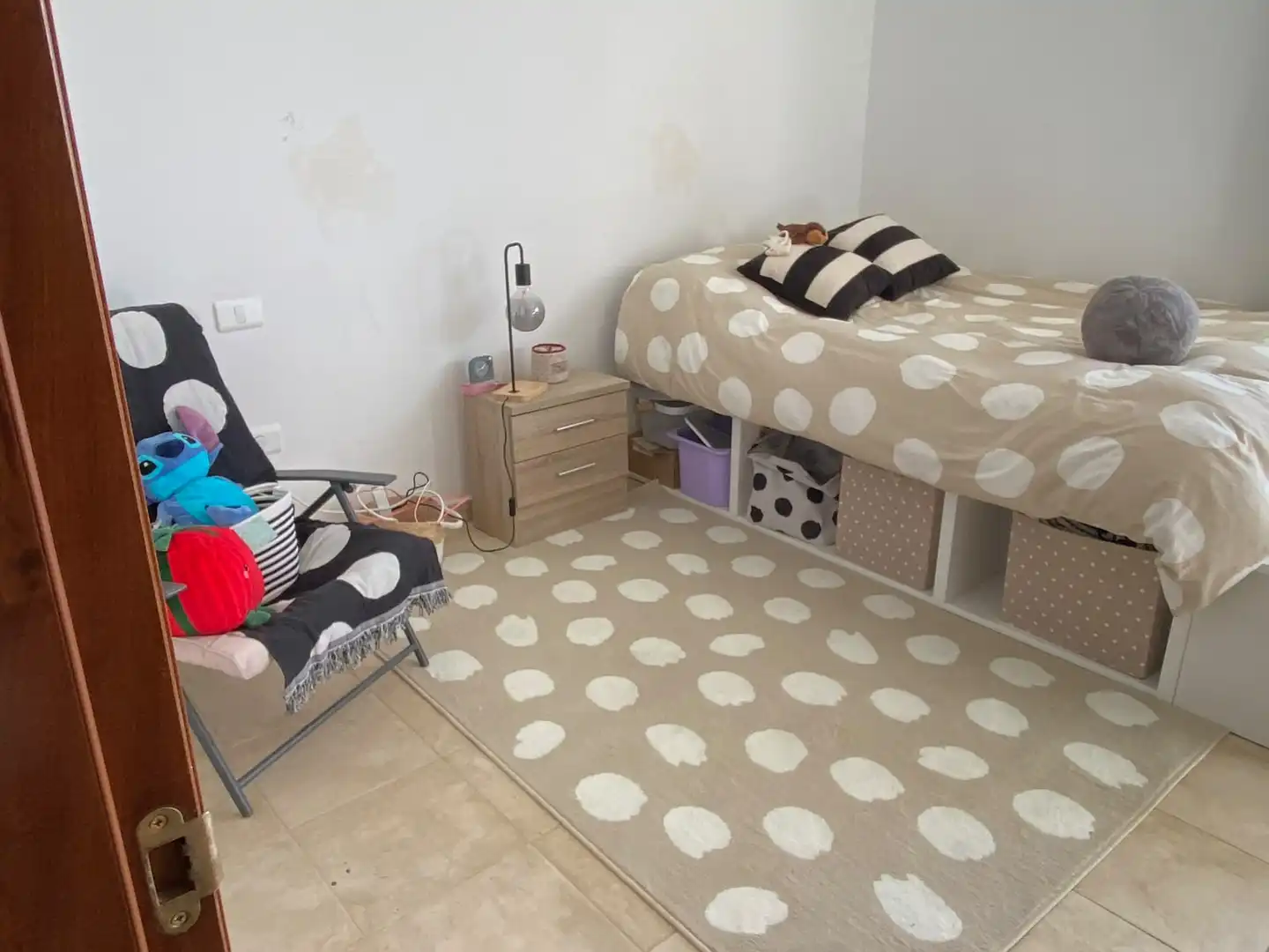 Schlafzimmer von Maisonette zur Miete in La Matanza de Acentejo mit Heizung, Privatgarten und Terrasse