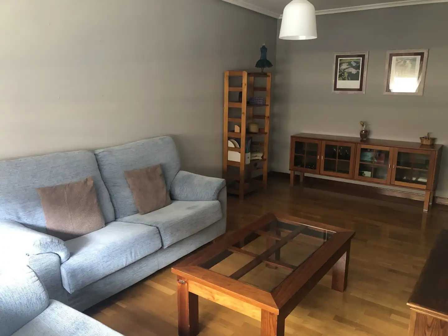 Sala de estar de Piso en venta en Nájera con Calefacción, Trastero y Amueblado