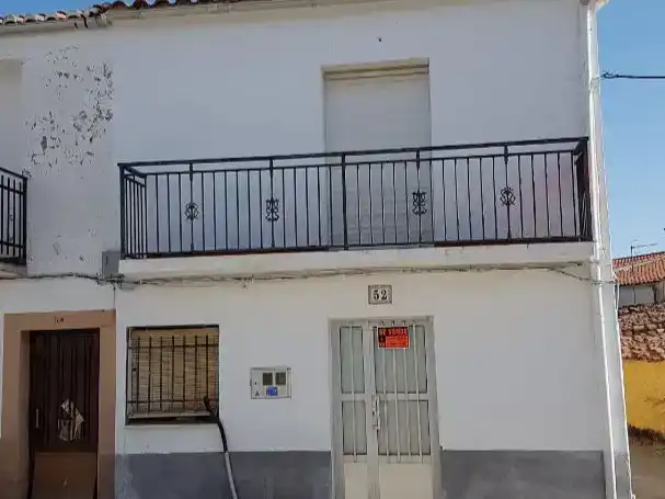 Vista exterior de Casa adosada en venta en Aldeacentenera con Amueblado y Balcón