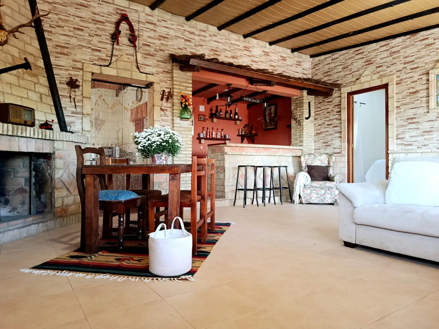 Terrassa de Finca rústica en venda en Paterna del Campo amb Aire condicionat, Jardí privat i Terrassa