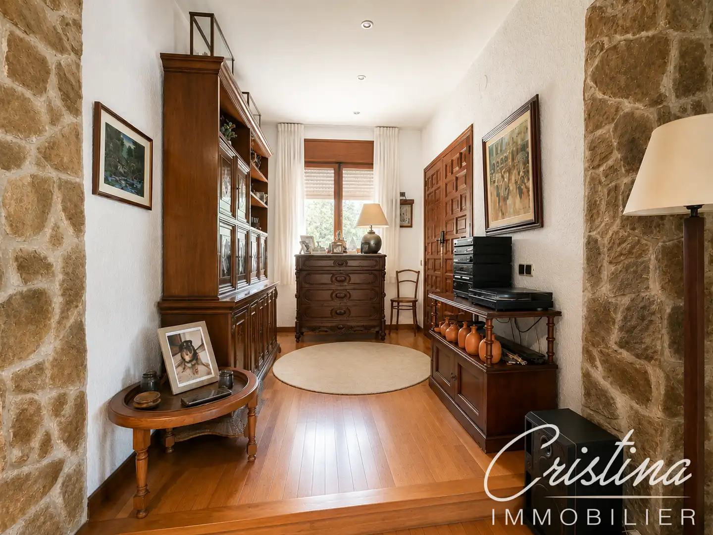 Sala d'estar de Casa o xalet en venda en Santa Cristina d'Aro amb Calefacció, Jardí privat i Terrassa