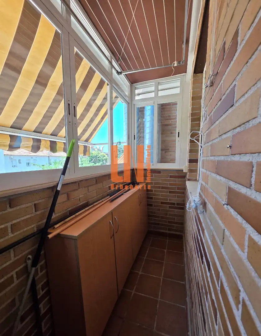 Balcony of Flat for rent in Madrid  with Air Conditioner, Heating and Parquet flooring