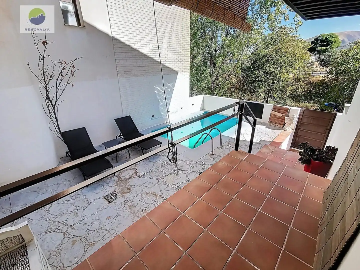 Piscina de Casa adosada en venda en Monachil amb Calefacció, Piscina i Balcó