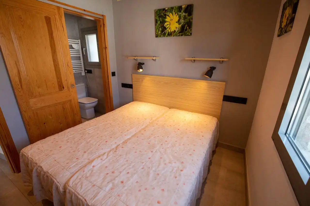 Schlafzimmer von Haus oder Chalet zum Verkauf in L'Escala mit Klimaanlage, Terrasse und Möbliert
