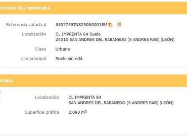 Terreno residenziale in vendita a Trobajo del Camino