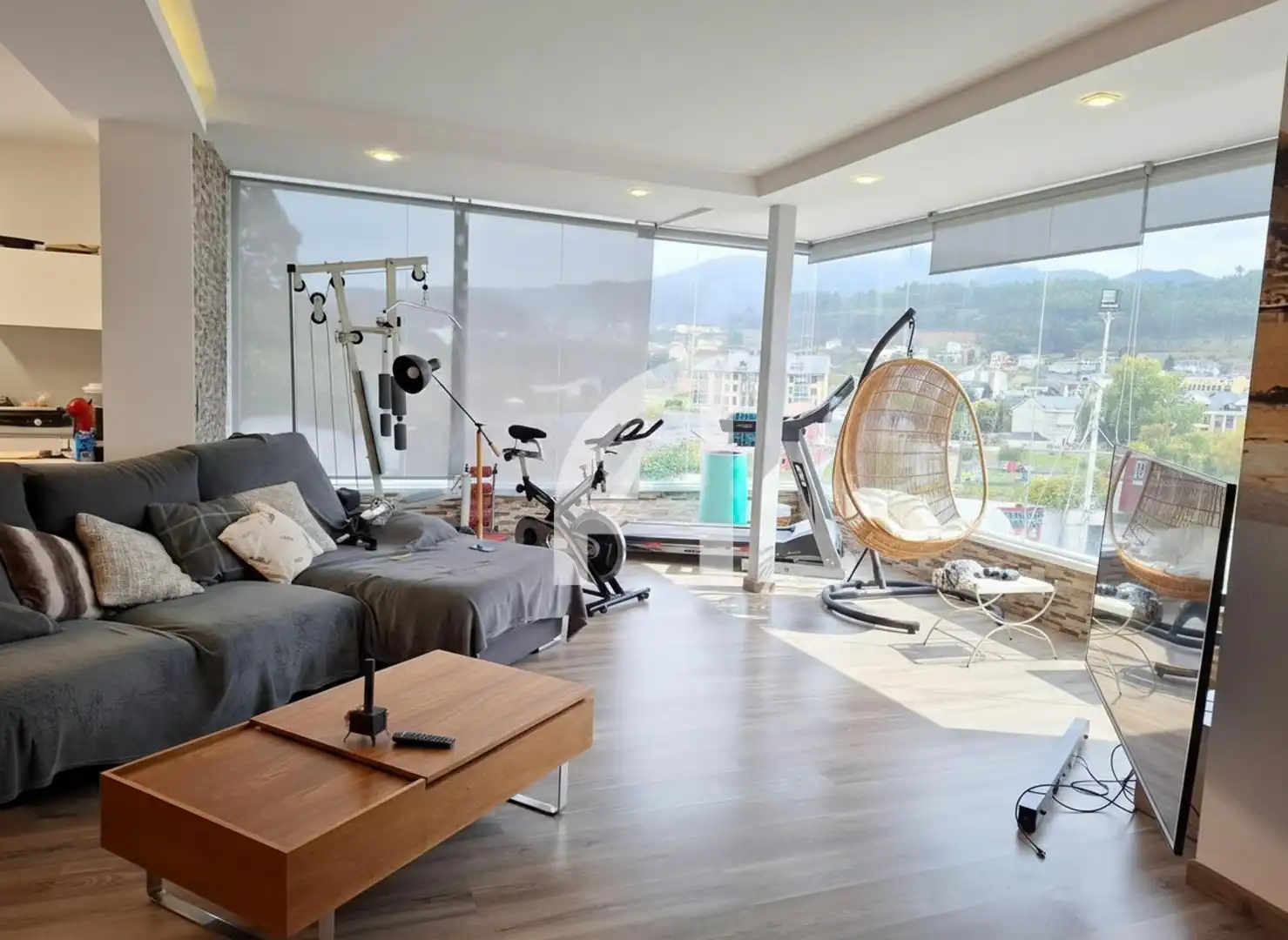 Living room of Houses for sale in O Vicedo   with Heating, Terrace and Storage room