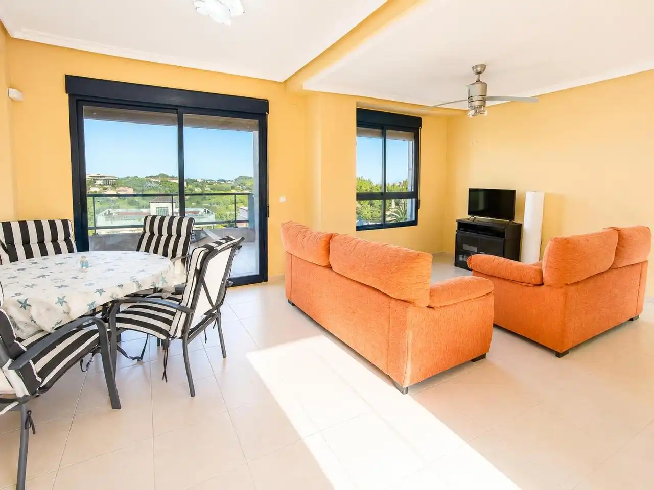 Living room of Duplexes for sale in Dénia  with Air Conditioner, Terrace and Storage room