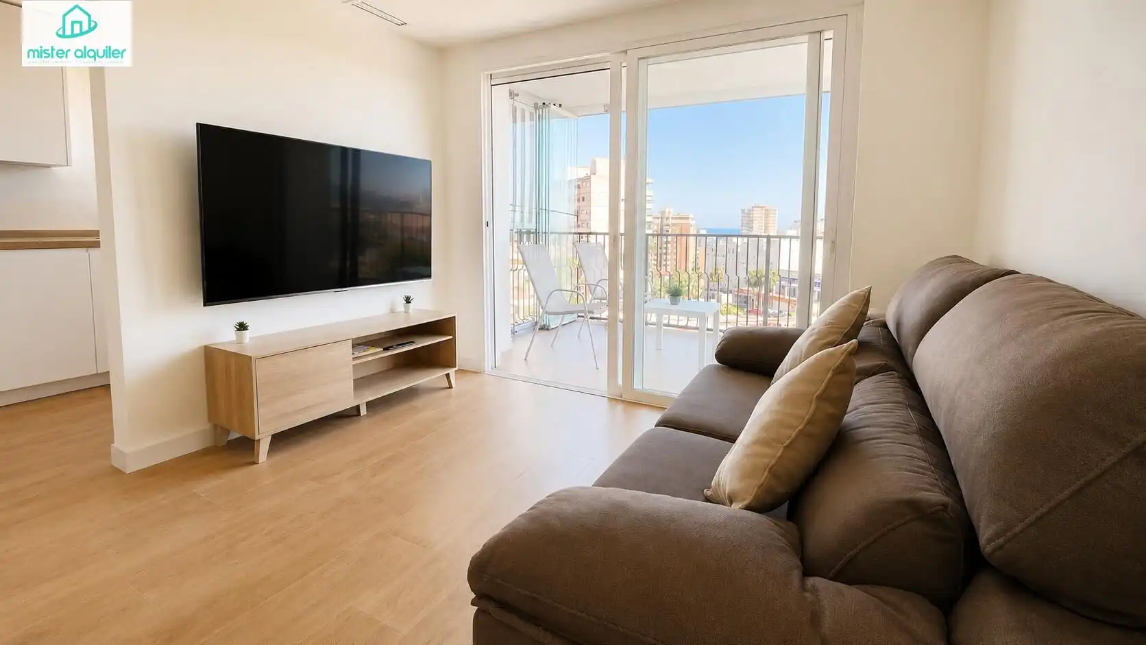 Living room of Apartments for rent in El Campello  with Air Conditioner, Heating and Terrace