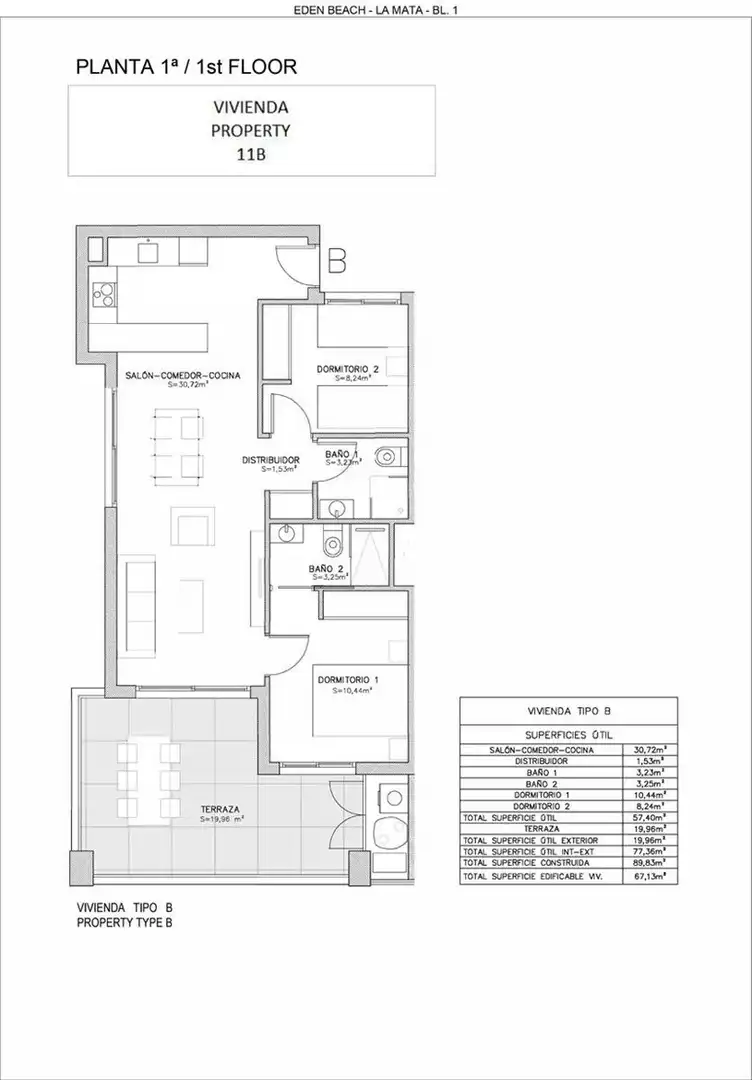 Apartment mit Terrasse zum Verkauf in Nueva Torrevieja - Aguas Nuevas, imagen 23