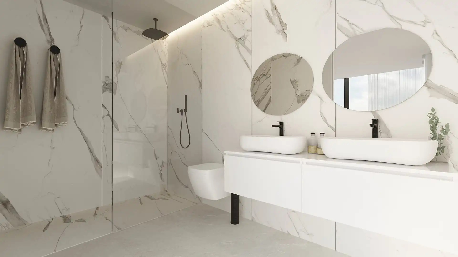 Bathroom of Houses for sale in Moraira