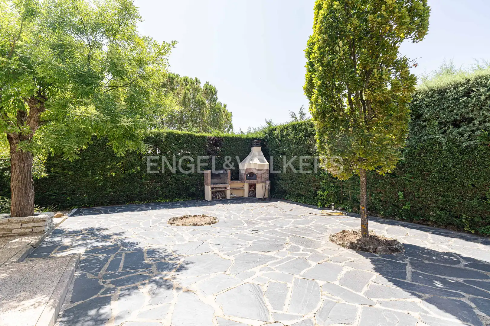Terrassa de Casa o xalet en venda en Galapagar amb Calefacció, Jardí privat i Terrassa