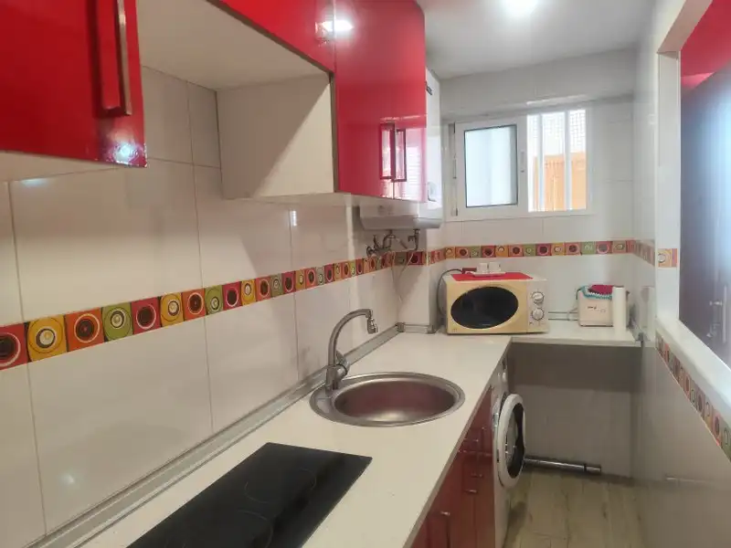 Cocina de Apartamento en venta en Cullera con Aire acondicionado, Parquet y Terraza