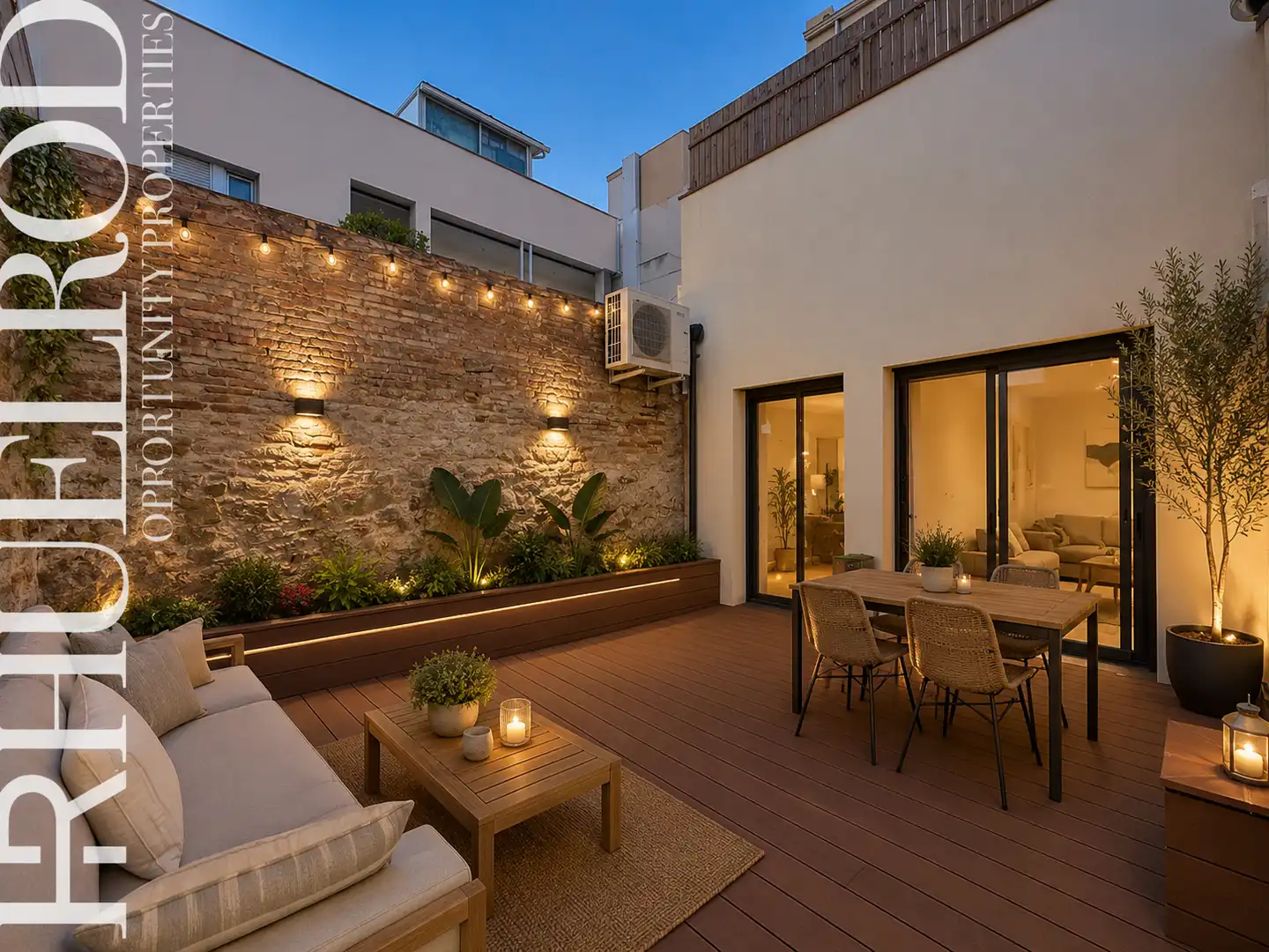 Terrace of Ground floor for sale in Badalona  with Air Conditioner, Heating and Parquet flooring