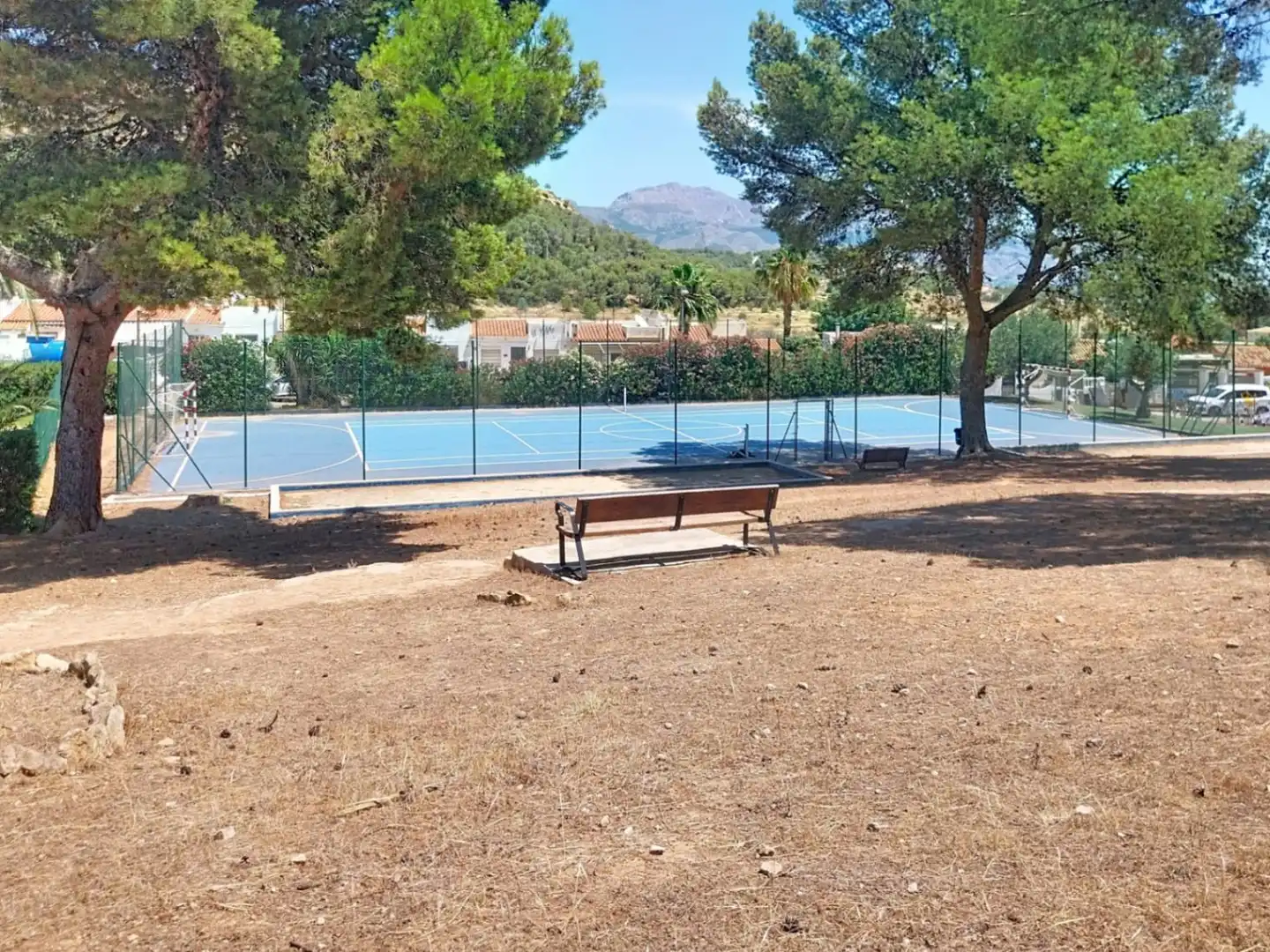 Vista exterior de Casa o xalet en venda en La Nucia amb Aire condicionat