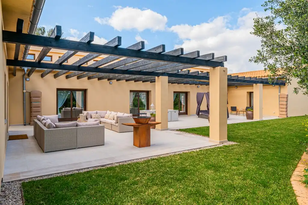 Terrasse von Country house zum Verkauf in Marratxí mit Klimaanlage, Heizung und Privatgarten