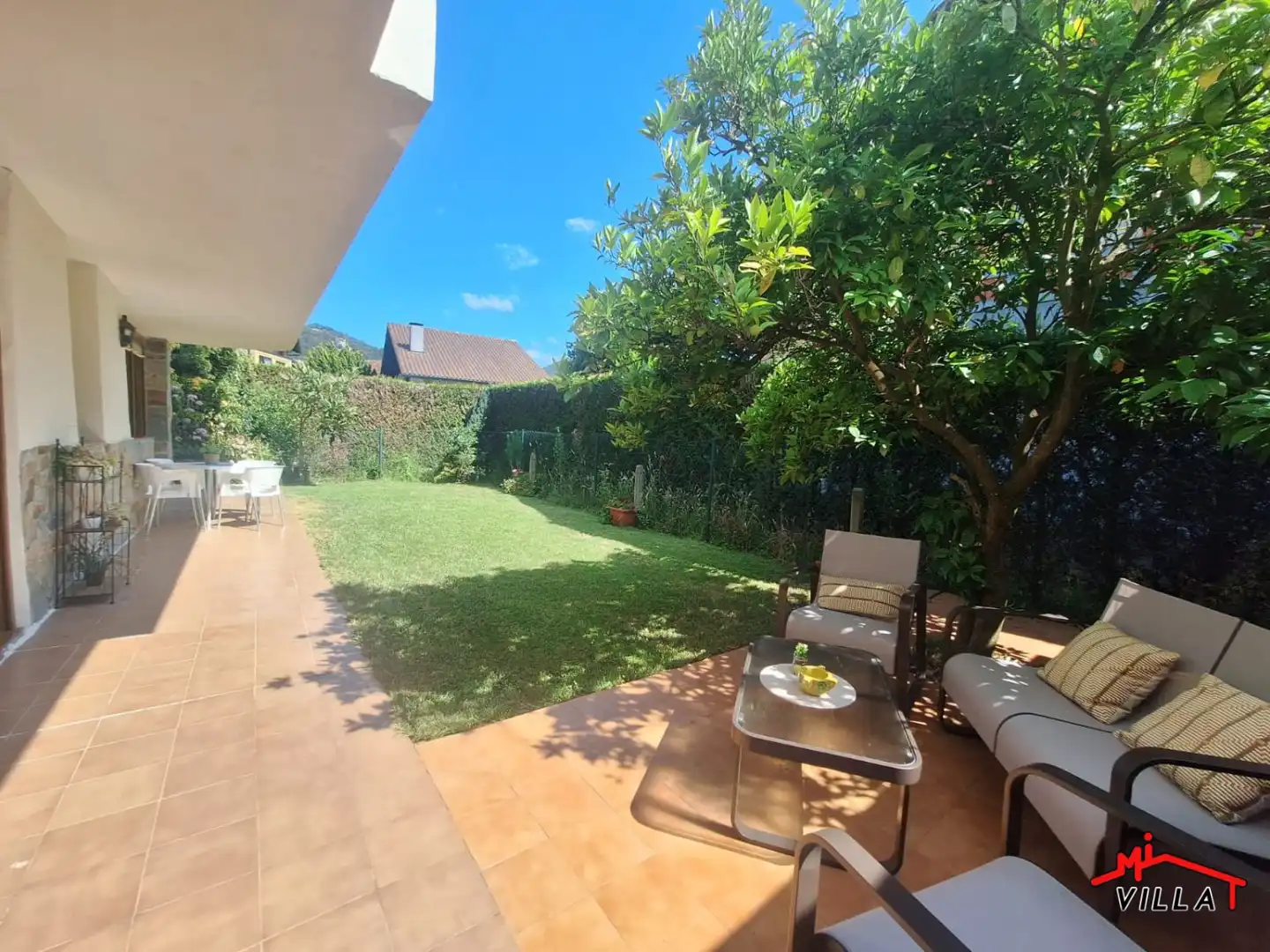 Garden of Ground floor for rent in Liendo  with Heating, Terrace and Furnished