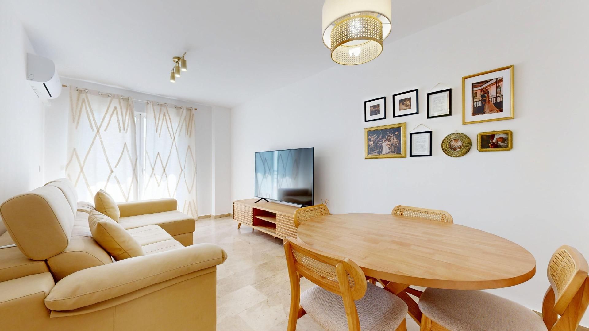 Living room of Flat for sale in Vilamarxant  with Air Conditioner, Heating and Balcony