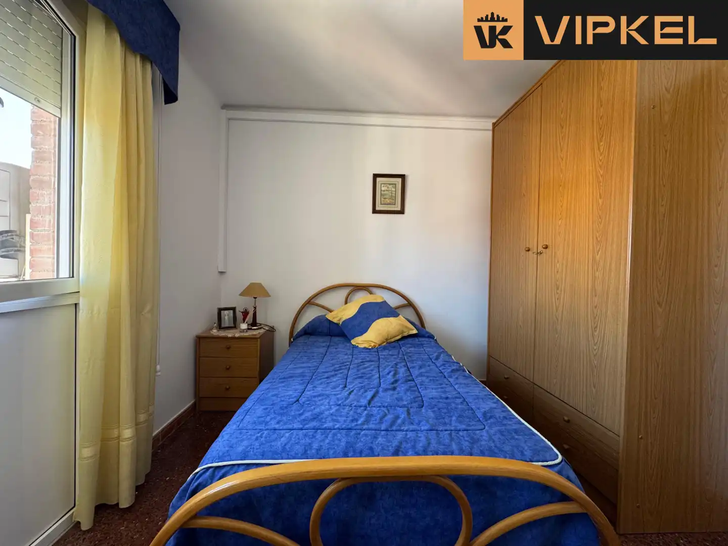Schlafzimmer von Wohnung zum Verkauf in Cornellà de Llobregat mit Klimaanlage, Heizung und Terrasse