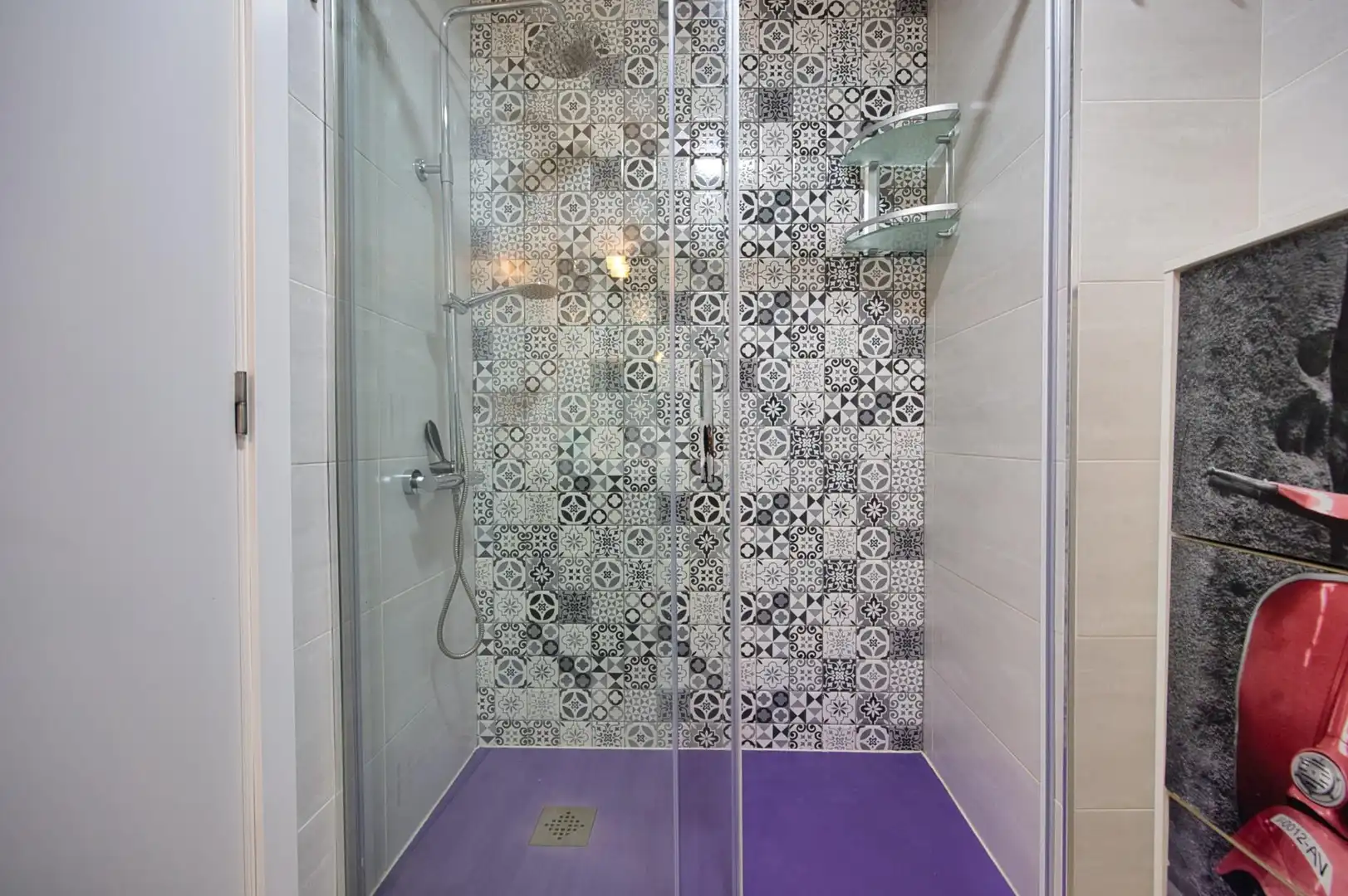 Badezimmer von Wohnungen zur Miete in El Campello mit Klimaanlage, Terrasse und Möbliert