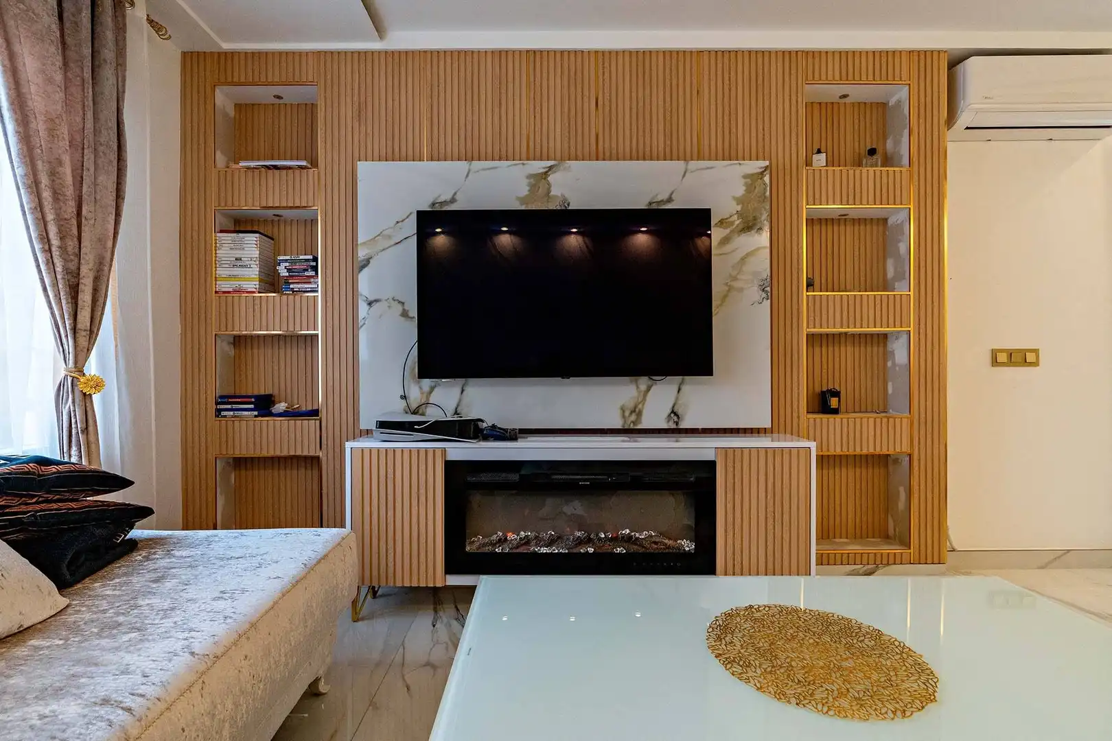 Living room of Houses for sale in Roquetas de Mar  with Air Conditioner and Terrace