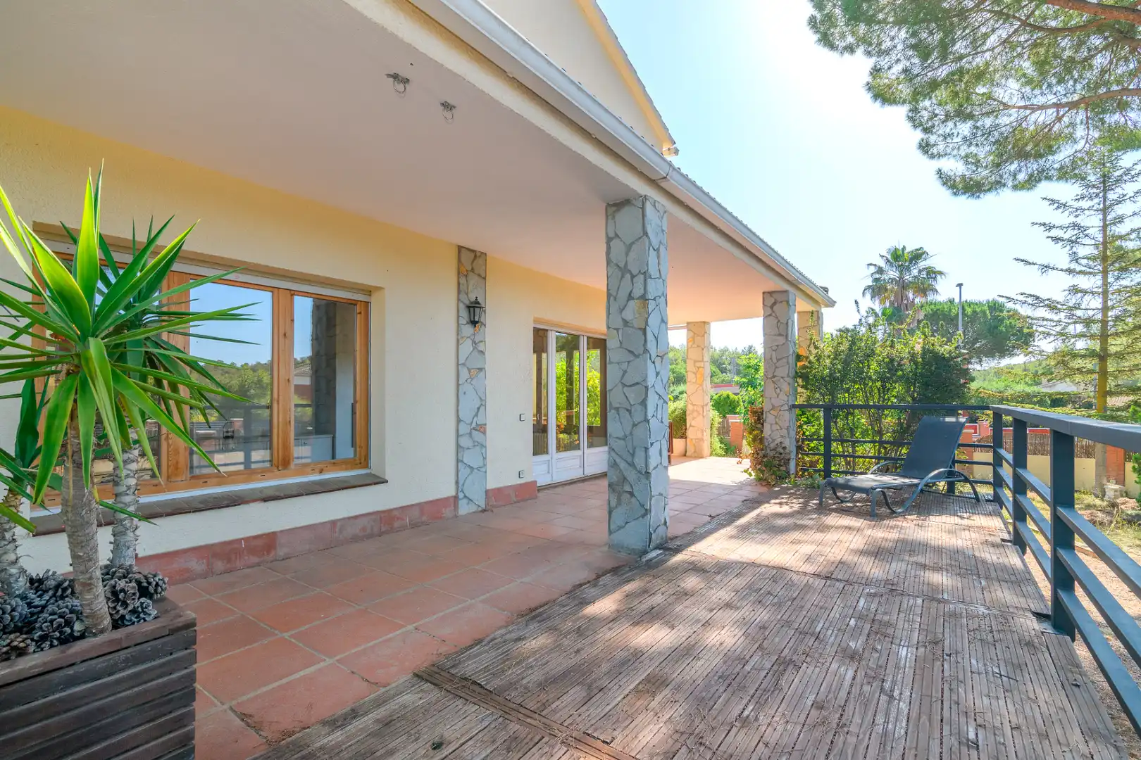 Terraza de Casa o chalet de alquiler en Begues con Calefacción, Jardín privado y Terraza
