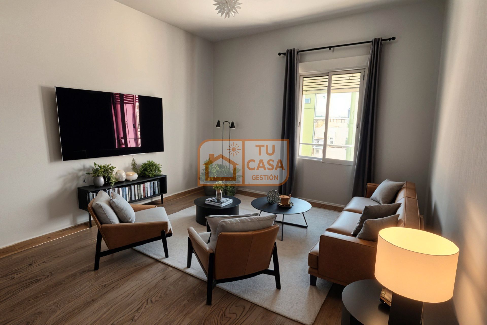 Living room of Flat for sale in Cáceres Capital  with Terrace, Storage room and Balcony