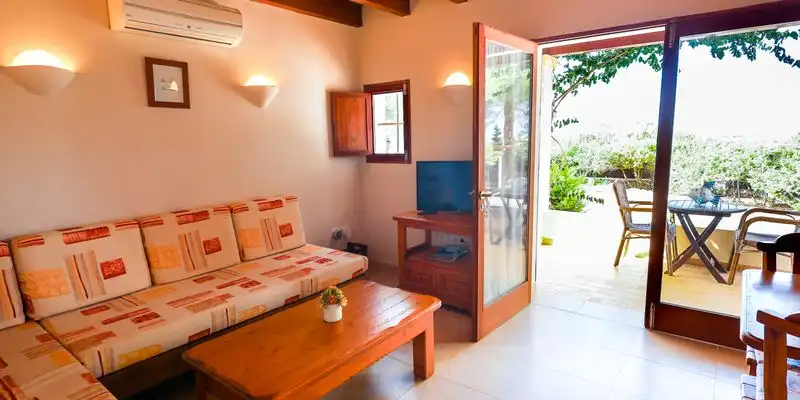 Sala d'estar de Casa o xalet en venda en Formentera amb Aire condicionat, Jardí privat i Terrassa
