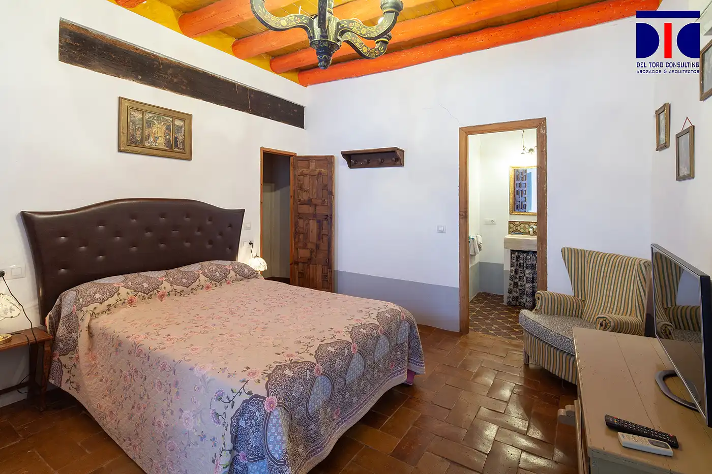 Habitación de Finca rústica en venta en Carmona con Aire acondicionado, Calefacción y Jardín privado