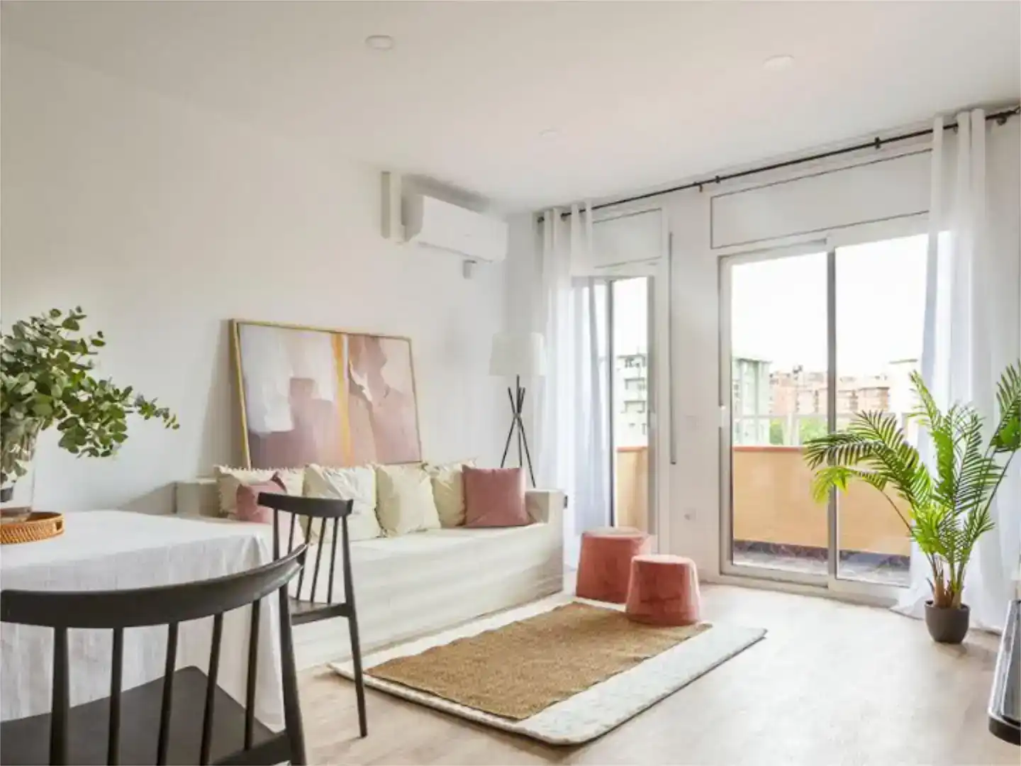Sala de estar de Piso en venta en Sabadell con Aire acondicionado y Balcón