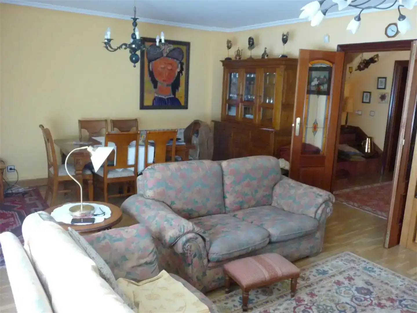 Sala d'estar de Casa o xalet en venda en Miranda de Ebro amb Jardí privat, Parquet i Traster