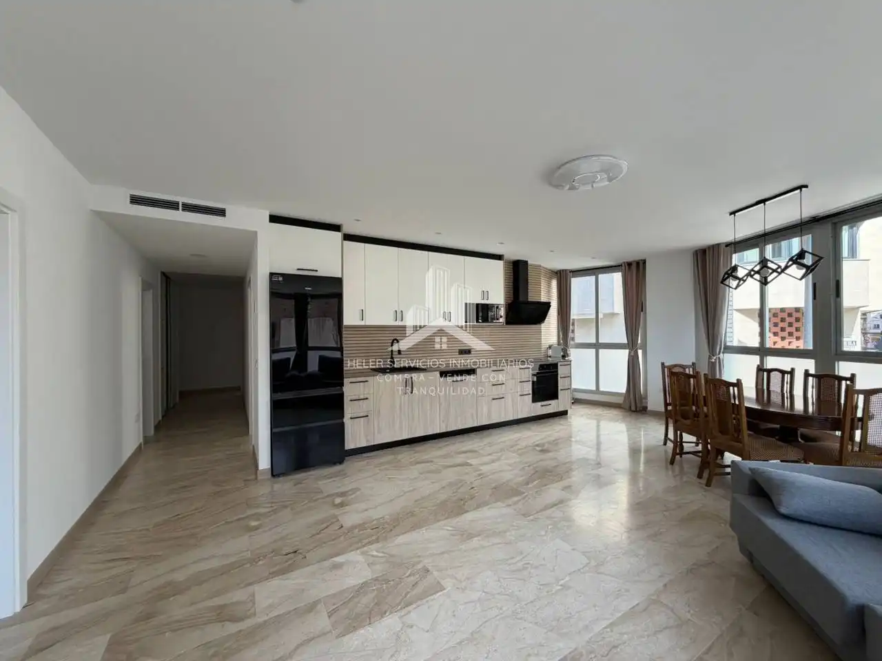 Cocina de Piso de alquiler en Castellón de la Plana / Castelló de la Plana con Parquet y Amueblado