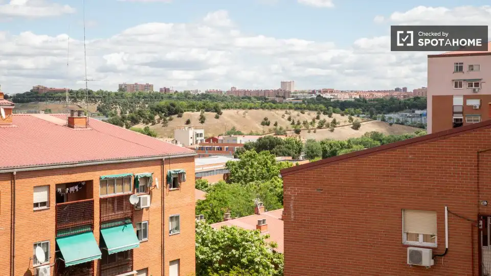 Vista exterior de Pis de lloguer en Madrid amb Aire condicionat, Calefacció i Moblat
