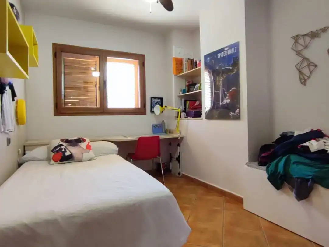 Schlafzimmer von Wohnung zum Verkauf in Tavernes de la Valldigna mit Klimaanlage und Balkon