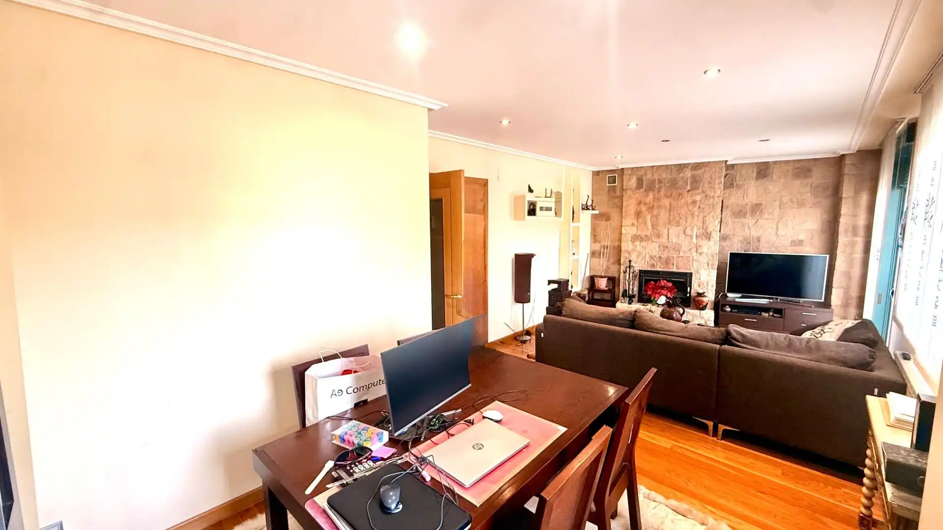 Living room of Duplexes for sale in Ourense Capital   with Heating, Storage room and Furnished