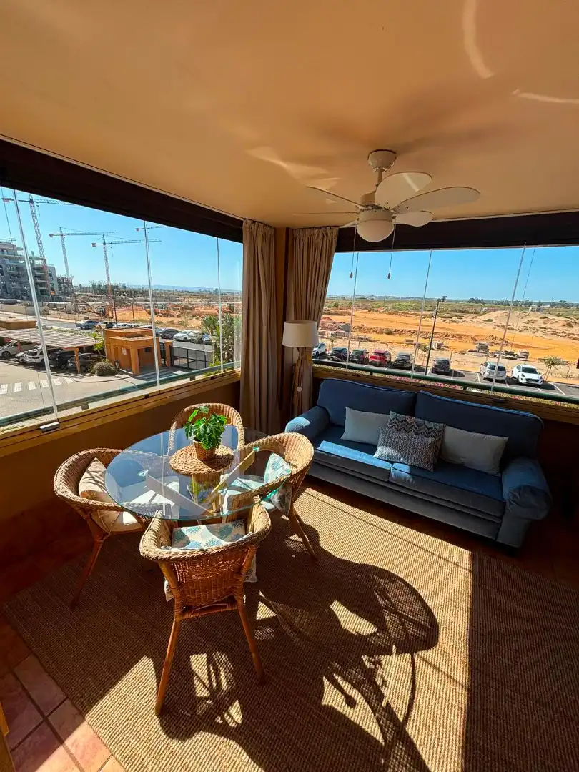 Balcony of Flat for sale in Ayamonte  with Private garden, Terrace and Furnished